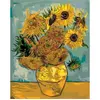 Image de Peinture au numÃ©ro : Van gogh - tournesols - sans chÃ¢ssis en bois