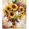 Image de Peinture au numéro : Jolis Tournesols - sans châssis en bois FiguredArt-PN186