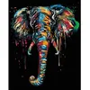 Image de Peinture au numéro : Peinture Elephant - sans châssis en bois FiguredArt-PN2035