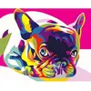 Image de Peinture au numéro : Carlin pop art - toile tendue sur châssis FiguredArt-PN2355-Y