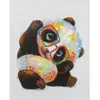 Image de Peinture au numéro : Panda et Lunettes - toile tendue sur châssis FiguredArt-PN1413-Y