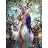Image de Broderie diamant : La Reine des Rennes - sans chassis en bois FiguredArt-DP-031
