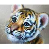 Image de Broderie diamant : Bébé Tigre - sans chassis en bois FiguredArt-DP-837