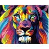 Image de Broderie diamant : Lion Pop Art - sans chassis en bois