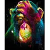 Image de Broderie diamant : Singe en Couleur - sans chassis en bois FiguredArt-DP-261