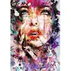Image de Broderie diamant : Visage de Femme  - sans chassis en bois FiguredArt-DP-359
