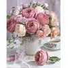 Image de Broderie diamant : Bouquet de Roses - sans chassis en bois FiguredArt-DP-252