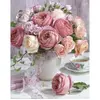Image de Broderie diamant : Bouquet de Roses - sans chassis en bois