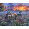 Image de Peinture au numÃ©ro : Couple de cerfs - sans chÃ¢ssis en bois