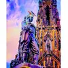 Image de Peinture au numéro : Statue Edinburgh - sans châssis en bois FiguredArt-FA10082