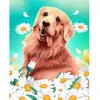 Image de Peinture au numéro : Golden Retriever  - toile tendue sur châssis FiguredArt-FA10098-Y