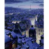 Image de Peinture au numéro : Toits de Paris - toile tendue sur châssis FiguredArt-FA10065-Y