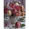 Image de Broderie diamant : Bouquet de Roses  - toile tendue sur chassis FiguredArt-DP-252-Y