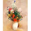 Image de Broderie diamant : Vase de fleurs - Odilon Redon  - toile tendue sur chassis FiguredArt-DP-FA10116-Y