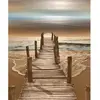 Image de Broderie diamant : Zénitude à la Plage - sans chassis en bois FiguredArt-DP-648