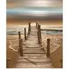 Image de Broderie diamant : ZÃ©nitude Ã  la Plage - sans chassis en bois