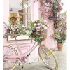 Image de Broderie diamant : Bicyclette rose - sans chassis en bois FiguredArt-DP-599
