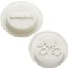 Image de Lot de 2 opercules en silicone pour biberon nuages & amour