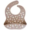 Image de Bavoir en silicone Fall In Love taupe rose