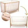 Image de Lit bébé évolutif Kimi Mousse V2 Bois de rose (60 x 120 cm)