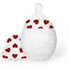 Image de Biberon anti-colique en silicone Full of Love rouge (240 ml)