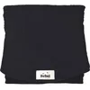 Image de Tapis à langer effet lin noir réglisse