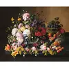 Image de Peinture au numéro : Fleurs et Fruits - Severin Roesen - sans châssis en bois FiguredArt-FA10118