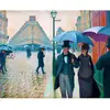 Image de Peinture au numéro : Rue de Paris, temps de pluie - Gustave Caillebotte - sans châssis en bois FiguredArt-FA10107