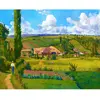Image de Peinture au numéro : Paysage aux Pâtis - Camille Pissarro - sans châssis en bois FiguredArt-FA10103