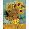 Image de Peinture au numéro : Van gogh - tournesols - toile tendue sur châssis FiguredArt-PN890-Y