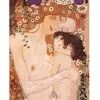 Image de Peinture au numéro : Mère et enfant de klimt - toile tendue sur châssis FiguredArt-PN1323-Y
