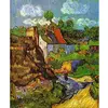 Image de Peinture au numéro : Van Gogh - Maison Oise  - sans châssis en bois FiguredArt-PN1593