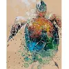 Image de Peinture au numéro : Tortue - sans châssis en bois FiguredArt-PN7341
