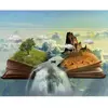 Image de Peinture au numéro : Livre Paysage  - sans châssis en bois FiguredArt-PN3253