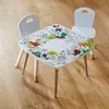 Image de Pack table à colorier Coloritable + 2 Chaises Forêt