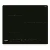 Image de Table induction, noir, 60cm, 3 zones dont 1 double-zone de 28cm, 3 boosters dont 1 de 3600W, accès direct par slider, 18 niveaux de puissance, 6ème Sens 2 fonctions automatiques par zone, 3 minuteurs, cadre neutre, câble fourni, puissance totale 7200W