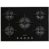 Image de Plaque gaz encastrable Smeg PV175B3 10300 W Noir