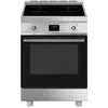 Image de Cuisiniere ''Sinfonia'' 60 cm, 4 foyers induction avec boosters, four multifonction (9 dont chaleur tournante), nettoyage pyrolyse, 70 litres nets, afficheur tactile, porte froide 4 vitres, kit rails telescopiques sortie partielle, classe A