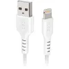 Image de Câble données et recharge SBS USB vers Lightning 1 m Blanc