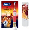 Image de Brosse à dents électrique OralB Pro Kids Le Roi Lion + étui de voyage Rouge