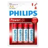 Image de Pack de 4 piles Philips Power Alkaline AA LR6