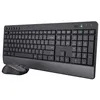 Image de Ensemble clavier et souris sans fil Trust Trezo Confort écoresponsable Noir