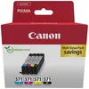 Image de Pack de Cartouche d'encre Canon CLI-571 Cyan Magenta Jaune Noir