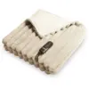 Image de Duux Duux Yentl Heated Overblanket Faux Fur Striped overblankets