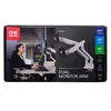 Image de Support universel One for all DM7220 Design Line Double bras Blanc pour moniteur de bureau