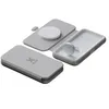 Image de Chargeur de voyage sans fil Xtorm pliable 3 en 1 MagSafe Gris