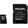 Image de Carte mémoire Philips Class 10 Micro SDHC UHS-I 32 Go avec Adaptateur micro SD Noir
