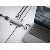 Image de Hub USB-C LinQ Multiport 7 en 1 Pro Triple display Gris