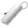 Image de Hub USB-C Lnq Multiports 8 en 1 Pro 140 W Blanc