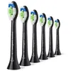 Image de Brossettes dentaires Philips Sonicare HX6066/88 Optimal White Lot de 6 Noir